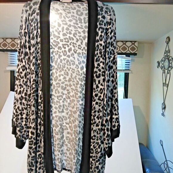 Zenana Leopard Cardigan XL, This is Boho Casual Modest and Retro. - Picture 1 of 7